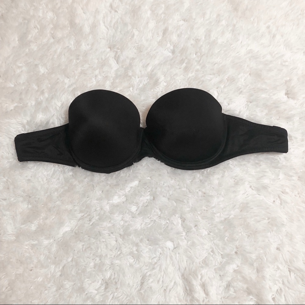 VS PINK Strapless Black Bra